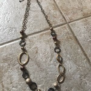 Gold tone necklace